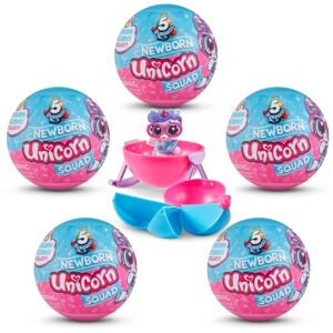 5 Surprise Unicorn Squad Series 4 Newborn Unicorn Mystery Collectible Capsule (5 pack) by ZURU 5 Surprise Unicorn Squad Series 4 Newborn Unicorn Mystery Collectible Capsule (5 pack) by ZURU