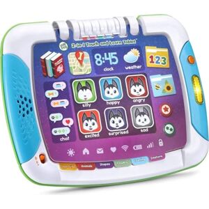 LeapFrog 2-in-1 Touch & Learn Tablet, Kids Two-Sided Tablet, Electronic Toy with Stories and Activities, Tablet for Boys and Girls, Educational Play for Children Aged 2 Years +, Multicolor, 611203 LeapFrog 2-in-1 Touch & Learn Tablet, Kids Two-Sided Tablet, Electronic Toy with Stories and Activities, Tablet for Boys and Girls, Educational Play for Children Aged 2 Years +, Multicolor, 611203