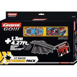 Carrera GO!!! Track Extension Pack GT Racer, 1.3 Metres, 4 Straight Sections and Tunnel Section Carrera GO!!! Track Extension Pack GT Racer, 1.3 Metres, 4 Straight Sections and Tunnel Section