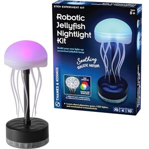 Thames & Kosmos Robotic Jellyfish Nightlight Kit STEM Experiment Kit for Kids Build Your Own Light-Up Motorised Jellyfish Lamp Learn about Planetary Gears and LED Lights Ages 8+ Thames & Kosmos Robotic Jellyfish Nightlight Kit STEM Experiment Kit for Kids Build Your Own Light-Up Motorised Jellyfish Lamp Learn about Planetary Gears and LED Lights Ages 8+