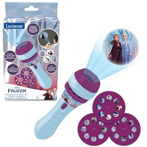 Lexibook Stories projector, Frozen torch light and projector with 3 discs, 24 images, create your own stories, LTC050FZLXB Lexibook Stories projector, Frozen torch light and projector with 3 discs, 24 images, create your own stories, LTC050FZLXB