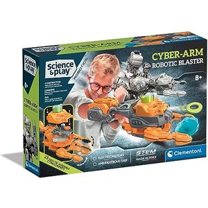 Clementoni - Science & Play Cyber Blaster Arm: Robotic Glove Shoots Discs, Educational Science Kit for Kids (8+ Years) Clementoni - Science & Play Cyber Blaster Arm: Robotic Glove Shoots Discs, Educational Science Kit for Kids (8+ Years)