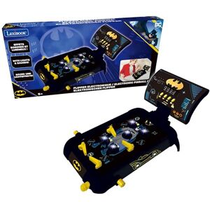 Lexibook , Batman, Electronic table pinball, Fun Sounds and Light Effects, 5 Obstacles, Works with 3 LR14 Batteries, Black/Yellow, JG610BATLXB Lexibook , Batman, Electronic table pinball, Fun Sounds and Light Effects, 5 Obstacles, Works with 3 LR14 Batteries, Black/Yellow, JG610BATLXB