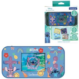 Lexibook Disney Stitch Compact Portable Cyber Arcade Console, 150 Games, LCD colour screen, Battery-powered, JL2367D Lexibook Disney Stitch Compact Portable Cyber Arcade Console, 150 Games, LCD colour screen, Battery-powered, JL2367D