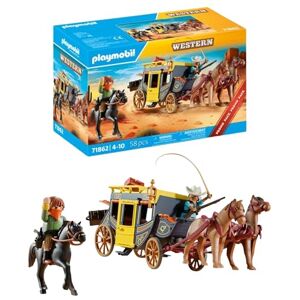 Playmobil Promo Pack Stagecoach Robbery Toy from 4 years Gift for children Encourages creativity & role play Adventurous play set with figures & horses 71862 Playmobil Promo Pack Stagecoach Robbery Toy from 4 years Gift for children Encourages creativity & role play Adventurous play set with figures & horses 71862