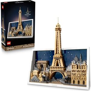 Lego Architecture Paris – City of Love DIY Miniature Model Kit for Adults Home Decor 3D Wall Art w/Iconic Parisian Landmarks Incl. Eiffel Tower Gift Idea 21064 Lego Architecture Paris – City of Love DIY Miniature Model Kit for Adults Home Decor 3D Wall Art w/Iconic Parisian Landmarks Incl. Eiffel Tower Gift Idea 21064
