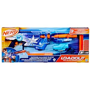 Hasbro Nerf Loadout Galactic Commander Blaster, Motorised Dart Blaster with 3 Firing Modes, Scope, Barrel & Storage Stock, Includes 48 Official N1 Foam Darts, Perfect Toys for Boys & Girls Hasbro Nerf Loadout Galactic Commander Blaster, Motorised Dart Blaster with 3 Firing Modes, Scope, Barrel & Storage Stock, Includes 48 Official N1 Foam Darts, Perfect Toys for Boys & Girls