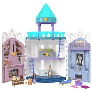 Mattel Disney Wish Rosas Castle Dollhouse Playset with 2 Posable Mini Dolls, Star Figure, 20 Accessories, Light-Up Projection Dome & More, HPX38 Mattel Disney Wish Rosas Castle Dollhouse Playset with 2 Posable Mini Dolls, Star Figure, 20 Accessories, Light-Up Projection Dome & More, HPX38