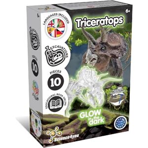 Science4you Triceratops Fossil Digging Kit for Kids Excavate and Assemble 10 Glow-in-the-Dark Dinosaur Fossils, Dinosaur Toys for Kids, Dino Games, Dino Gifts for Girls & Boys Age 5 6 7+ Year Old Science4you Triceratops Fossil Digging Kit for Kids Excavate and Assemble 10 Glow-in-the-Dark Dinosaur Fossils, Dinosaur Toys for Kids, Dino Games, Dino Gifts for Girls & Boys Age 5 6 7+ Year Old