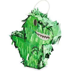 Relaxdays Piñata, Mini, Dinosaur, Shiny, Birthday, Party, Game, Celebrate, Children, T-Rex, Activity, Fill, Sweet, Green, Cardboard, 30 x 20 x 5 cm Relaxdays Piñata, Mini, Dinosaur, Shiny, Birthday, Party, Game, Celebrate, Children, T-Rex, Activity, Fill, Sweet, Green, Cardboard, 30 x 20 x 5 cm
