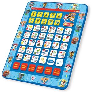 Lexibook Paw Patrol, Educational Bilingual Interactive Learning Tablet, toy to learn alphabet, letters, numbers, words, spelling and music, English/Spanish languages, Blue, JCPAD002PAi2LXB Lexibook Paw Patrol, Educational Bilingual Interactive Learning Tablet, toy to learn alphabet, letters, numbers, words, spelling and music, English/Spanish languages, Blue, JCPAD002PAi2LXB