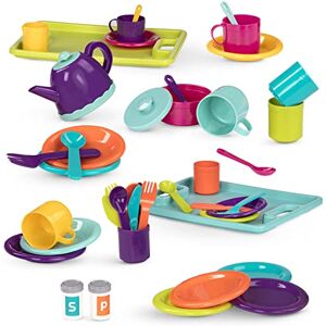 Battat – Play Dinner Set – 45 Pieces Tea Party & Supper Playset – Pretend Kitchen Toys – Tea Pot, Plates, Cutlery – 3+ Years Battat – Play Dinner Set – 45 Pieces Tea Party & Supper Playset – Pretend Kitchen Toys – Tea Pot, Plates, Cutlery – 3+ Years