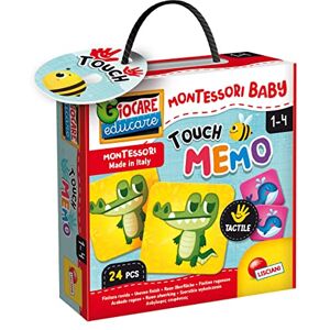 Liscianigiochi Montessori Baby Touch Memo Educational game for children from 1 to 4 years 92703 Liscianigiochi Montessori Baby Touch Memo Educational game for children from 1 to 4 years 92703