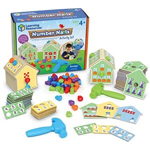 Learning Resources Number Nails Activity Set, Ages 4+, Maths Games For Kids, Preschool Games, 102 Pieces Learning Resources Number Nails Activity Set, Ages 4+, Maths Games For Kids, Preschool Games, 102 Pieces