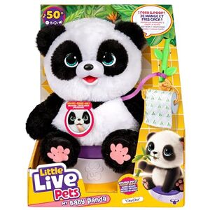 Little Live Pets My Baby Panda ChuChu Interactive Pet with 50+ Sounds & Reactions, Kicks Feet, Poops, Giggles & More – Includes Potty & Repeat Play – Fun & Adorable Gift for Kids Little Live Pets My Baby Panda ChuChu Interactive Pet with 50+ Sounds & Reactions, Kicks Feet, Poops, Giggles & More – Includes Potty & Repeat Play – Fun & Adorable Gift for Kids