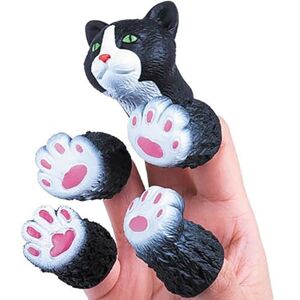 RUDFUZ Mini Hand Puppet Toy for Kids Adorable panda squirrel dog Finger Puppet Novelty Toy for Children's Cosplay and Birthday Party
