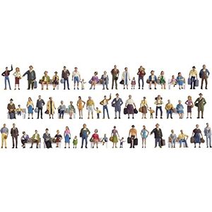 NOCH 46070 Model Figures Set - City/Station Scene NOCH 46070 Model Figures Set - City/Station Scene