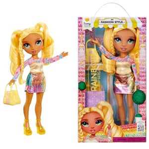 Rainbow High My Fashion Style Doll Sunny 28cm Yellow Fashion Doll with Statement Outfit and Stylish Handbag, Play, Posable, Collectable, For Children Ages 4 to 12+ Rainbow High My Fashion Style Doll Sunny 28cm Yellow Fashion Doll with Statement Outfit and Stylish Handbag, Play, Posable, Collectable, For Children Ages 4 to 12+