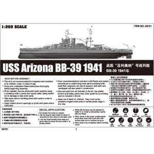 Trumpeter 1:200 USS BB-39 Arizona 1941 Trumpeter 1:200 USS BB-39 Arizona 1941