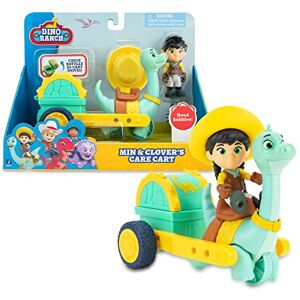 Giochi Preziosi Dino Ranch Min & Clover, Dinosaur Vehicle with Approximately 7.5 cm Tall Character, As Seen on TV, for Children from 3 years old, DNA03200 Giochi Preziosi Dino Ranch Min & Clover, Dinosaur Vehicle with Approximately 7.5 cm Tall Character, As Seen on TV, for Children from 3 years old, DNA03200