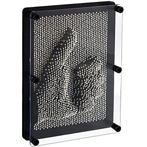 Relaxdays 3D Pin Art Impression Toy, Steel Pin Game, 13 x 18 cm, Black Relaxdays 3D Pin Art Impression Toy, Steel Pin Game, 13 x 18 cm, Black