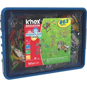 Basic Fun K'NEX STEAM Education Makers Kit Large Kids Building Set 863 Piece Stem Learning Kit for Large Groups, Engineering Construction for Kids Ages 6 78497 Basic Fun K'NEX STEAM Education Makers Kit Large Kids Building Set 863 Piece Stem Learning Kit for Large Groups, Engineering Construction for Kids Ages 6 78497