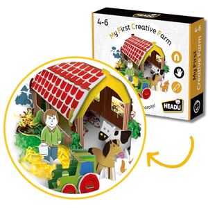 Headu My First Creative Farm Kids Craft Set, Craft Kit, Children's Craft Kits, Build, Cut Out, Colour, Decorate, Ages 4-6, Arts and Crafts for Kids Headu My First Creative Farm Kids Craft Set, Craft Kit, Children's Craft Kits, Build, Cut Out, Colour, Decorate, Ages 4-6, Arts and Crafts for Kids