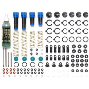 Tamiya 54993 TT-02B/DF-03 Aluminium Oil Damper Set (2+2) Part Model Making Accessories for RC Vehicle/Remote Control Car, Multicoloured Tamiya 54993 TT-02B/DF-03 Aluminium Oil Damper Set (2+2) Part Model Making Accessories for RC Vehicle/Remote Control Car, Multicoloured