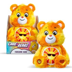 Basic Fun Care Bears 35cm Colour Splash Plush – Funshine Bear Eco-Friendly Soft Toy with Bright Belly Badge – Vibrant Collectible for Kids & Fans Basic Fun Care Bears 35cm Colour Splash Plush – Funshine Bear Eco-Friendly Soft Toy with Bright Belly Badge – Vibrant Collectible for Kids & Fans