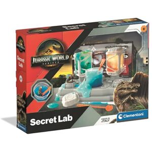 Clementoni Jurassic World Secret Lab – Glow-in-the-Dark Dinosaur Science and Experiment Kit for Kids 7+ Clementoni Jurassic World Secret Lab – Glow-in-the-Dark Dinosaur Science and Experiment Kit for Kids 7+