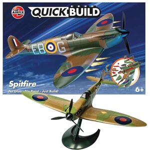 Airfix J6000 Quick Build Spitfire Aircraft Model Kit,Multi-colored,116 millimeters Airfix J6000 Quick Build Spitfire Aircraft Model Kit,Multi-colored,116 millimeters