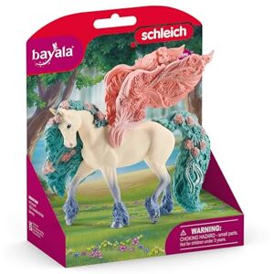 SCHLEICH Bayala 70590 Majestic Sparkle Flower Pegasus Magical Toy Figurine with Glittery Detail, Part of BAYALA Theme World – Toy Pegasus Gift for Girls, Boys, Kids Agess 5-12 SCHLEICH Bayala 70590 Majestic Sparkle Flower Pegasus Magical Toy Figurine with Glittery Detail, Part of BAYALA Theme World – Toy Pegasus Gift for Girls, Boys, Kids Agess 5-12