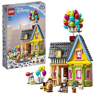 Lego Disney and Pixar ‘Up’ House​ Buildable Toy with Balloons, Carl, Russell and Dug Figures, Collectible Model Set, Disney's 100th Anniversary Series, Iconic Gift Idea, Multicolor