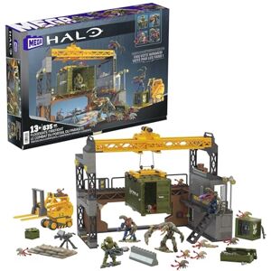 Mega Brands MEGA Halo Infinite Building Toys Set, Floodgate Firefight with 634 Pieces, 4 Micro Action Figures, Poseable Articulation, Accessories, Kids or Adult, HNC59 Mega Brands MEGA Halo Infinite Building Toys Set, Floodgate Firefight with 634 Pieces, 4 Micro Action Figures, Poseable Articulation, Accessories, Kids or Adult, HNC59