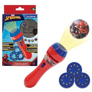 Lexibook Stories projector, Spider-Man torch light and projector with 3 discs, 24 images, create your own stories, LTC050SPLXB Lexibook Stories projector, Spider-Man torch light and projector with 3 discs, 24 images, create your own stories, LTC050SPLXB