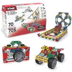 K'NEX Imaginative Building Set 70+ Model Educational Toys for Kids, 705 Piece STEM Learning Kit, Fun and Building Construction Toys, Suitable for Kids Aged 7+ Basic Fun 13419 K'NEX Imaginative Building Set 70+ Model Educational Toys for Kids, 705 Piece STEM Learning Kit, Fun and Building Construction Toys, Suitable for Kids Aged 7+ Basic Fun 13419