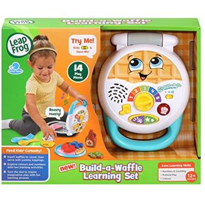 LeapFrog Build-a-Waffle Learning Set, Role Play Kitchen Toy with Lights, Music, Colours & Counting, Toddler Gift for ages 12, 18, 24+ months, English Version LeapFrog Build-a-Waffle Learning Set, Role Play Kitchen Toy with Lights, Music, Colours & Counting, Toddler Gift for ages 12, 18, 24+ months, English Version