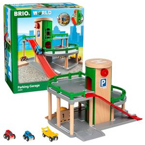 Brio 33204 Parking Garage for Kids Age 3 Years Up Compatible with all Railway Train Sets & Accessories, Multicoloured Brio 33204 Parking Garage for Kids Age 3 Years Up Compatible with all Railway Train Sets & Accessories, Multicoloured