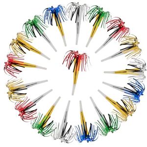 Relaxdays Blowers, Set of 72, Kids Party Whistles, Fringed Noisemakers for Birthdays, Paper Horns, Multicoloured, Plastic, 4 x 20 cm Relaxdays Blowers, Set of 72, Kids Party Whistles, Fringed Noisemakers for Birthdays, Paper Horns, Multicoloured, Plastic, 4 x 20 cm