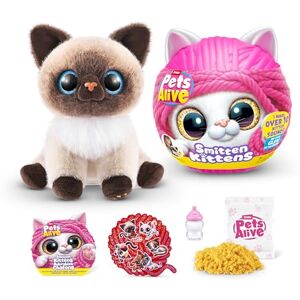 Pets Alive Smitten Kittens Mooloo, Surprise Kitten Plush, Ultra Soft Plushies, Interactive Toy Pets, Electronic Pet Kitten, Ages 3+ (Mooloo) Pets Alive Smitten Kittens Mooloo, Surprise Kitten Plush, Ultra Soft Plushies, Interactive Toy Pets, Electronic Pet Kitten, Ages 3+ (Mooloo)