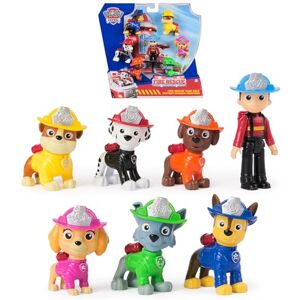 Paw Patrol Fire Rescue Team Pack with 7 Collectible Action Figures, Including Ryder and 6 Pups, Kids Toys for Boys and Girls Ages 3 and Up Paw Patrol Fire Rescue Team Pack with 7 Collectible Action Figures, Including Ryder and 6 Pups, Kids Toys for Boys and Girls Ages 3 and Up