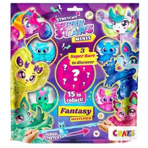 STRETCHY SUPERSTARS CRAZE Minis 5 Pack – Elastic Action Figures for Kids Age 3+ – Fun Sensory Toys and Squishy Stress Balls Style Play Figures – Cool Collectible Boys and Girls Toys STRETCHY SUPERSTARS CRAZE Minis 5 Pack – Elastic Action Figures for Kids Age 3+ – Fun Sensory Toys and Squishy Stress Balls Style Play Figures – Cool Collectible Boys and Girls Toys
