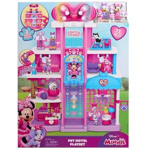 Just Play Disney Jr. Minnie Mouse Pet Hotel Playset, 20 Inch Playset, 23 Pieces Included, Ages 3 and Up Just Play Disney Jr. Minnie Mouse Pet Hotel Playset, 20 Inch Playset, 23 Pieces Included, Ages 3 and Up