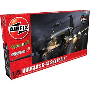 Airfix Standard Model Set A08014 Douglas C-47A/D Skytrain Model Building Kit Plastic Aircraft Kit for Adults & Children 8+, Includes Sprues, Decals & Paint Guide 1:72 Scale Airfix Standard Model Set A08014 Douglas C-47A/D Skytrain Model Building Kit Plastic Aircraft Kit for Adults & Children 8+, Includes Sprues, Decals & Paint Guide 1:72 Scale