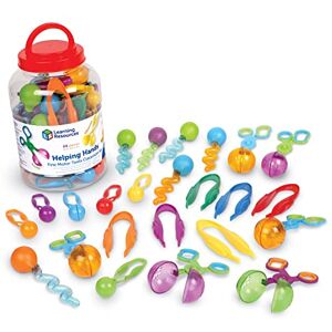 Learning Resources Helping Hands Fine Motor Tools Classroom Set, Toddler Learning Toys, Teacher Resources for Classroom, Sensory Toys for Toddlers, 24 Pieces Ages 3+ Learning Resources Helping Hands Fine Motor Tools Classroom Set, Toddler Learning Toys, Teacher Resources for Classroom, Sensory Toys for Toddlers, 24 Pieces Ages 3+