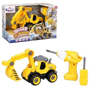 SilverLit Tooko Build My First Digger Construction Set Build and Drive RC Car Toy with 28 Parts Powered Screwdriver and Remote Control STEM Learning Remote Control Car Toy for Toddlers Ages 3+ SilverLit Tooko Build My First Digger Construction Set Build and Drive RC Car Toy with 28 Parts Powered Screwdriver and Remote Control STEM Learning Remote Control Car Toy for Toddlers Ages 3+