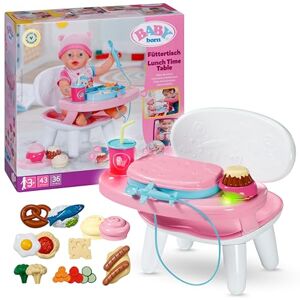 BABY born Zapf Creation Feeding Table with Light and Sound Function, with Over 10 Different Dishes and Drinks for 43 cm Dolls BABY born Zapf Creation Feeding Table with Light and Sound Function, with Over 10 Different Dishes and Drinks for 43 cm Dolls