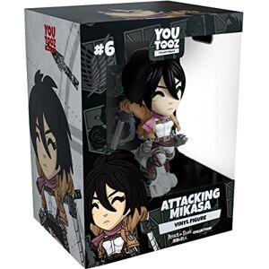 Youtooz You Tooz Attacking Mikasa Figure, 5.1" Inch Attack on Titan Mikasa Vinyl Figure, Collectible Mikasa Ackerman from Attack on Titan by , White Youtooz You Tooz Attacking Mikasa Figure, 5.1" Inch Attack on Titan Mikasa Vinyl Figure, Collectible Mikasa Ackerman from Attack on Titan by , White