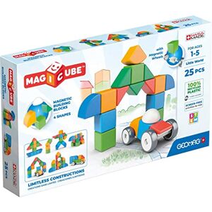 Geomag Magicube Shapes Little World 25 Magnetic Building Kit Geomag Magicube Shapes Little World 25 Magnetic Building Kit