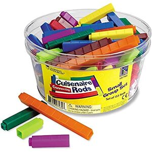 Learning Resources Interlocking Plastic Cuisenaire Rods Small Group Set (Set of 155) Learning Resources Interlocking Plastic Cuisenaire Rods Small Group Set (Set of 155)
